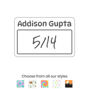 small personalized clothing labels