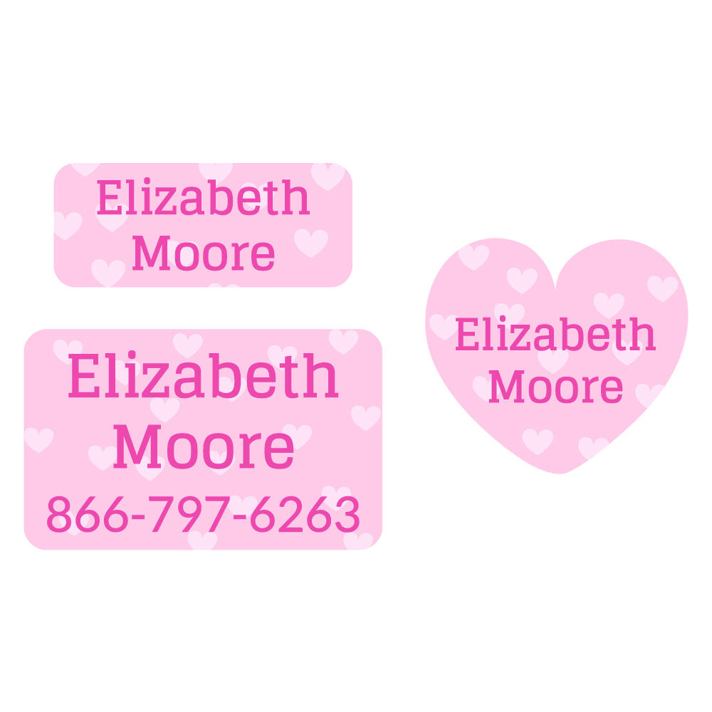 Clothing Labels For Kids: Sweetheart Clothing Labels