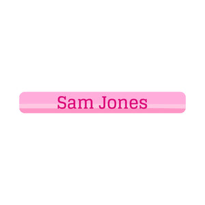 mini pencil labels ombre pink