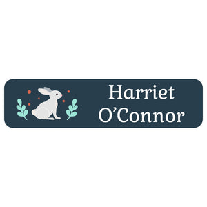 rectangle name labels bunny navy