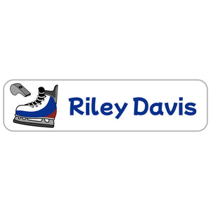 rectangle name labels hockey red blue