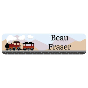 rectangle name labels train maroon