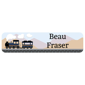 rectangle name labels train navy