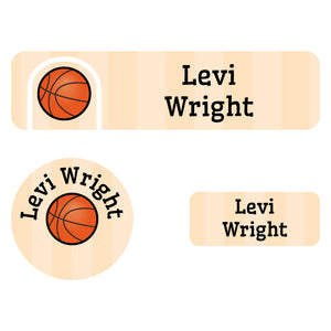 sample labels pack basketball