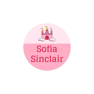 circle clothing labels princess pink