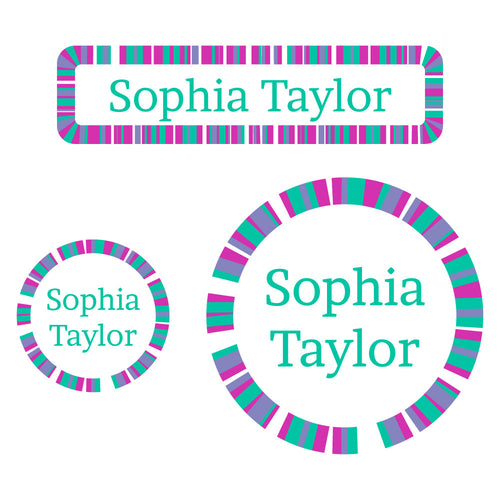 Baby Labels For Daycare: Confetti Labels For Babies | Name Bubbles