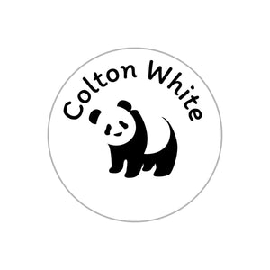 customized stickers with panda design