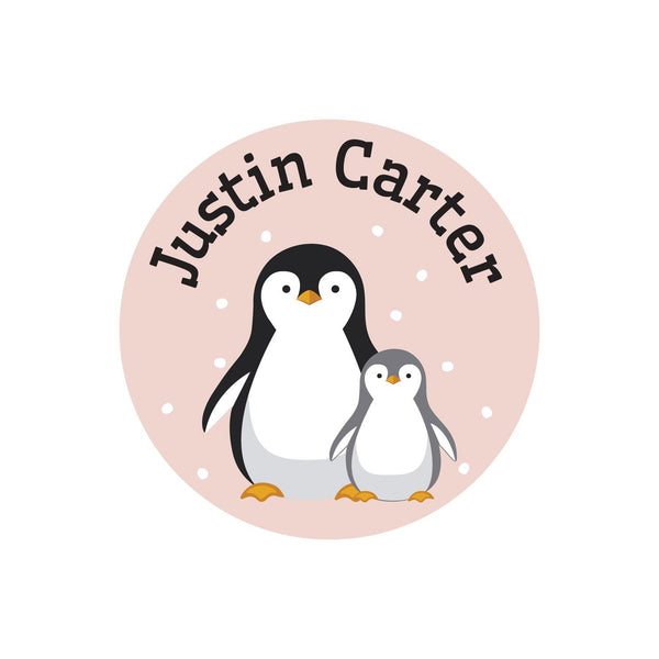Clothing Labels For Kids: Penguins Clothing Labels