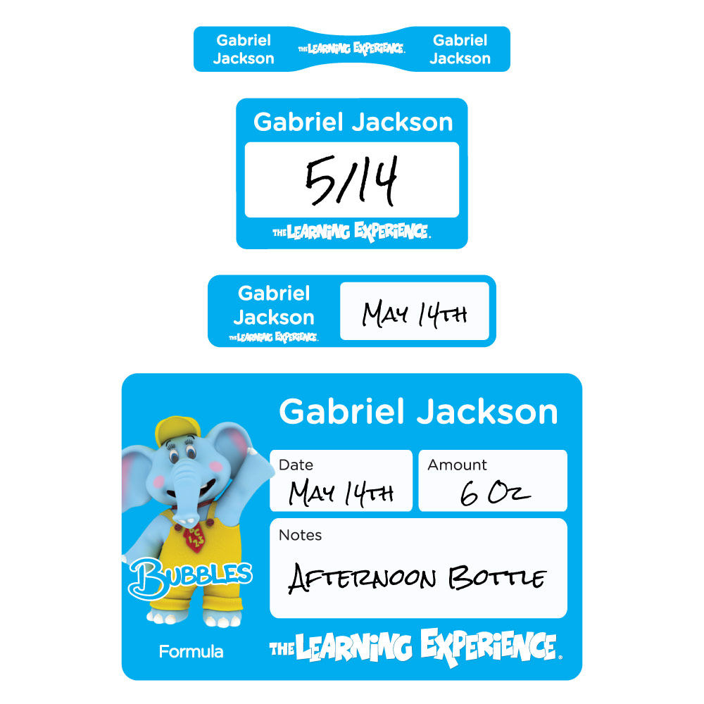 Pencil Name Labels / Stickers for Kids, Tiny Size - Oz Labels