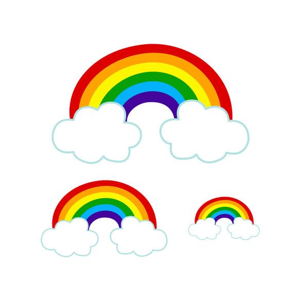 Cloud Bubble Stickers in Vibrant Rainbow Colours for , Plum Paper, Rec –  PlanItWithStickers