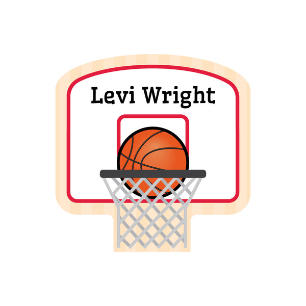 Name Labels for Daycare  Basketball Daycare Labels