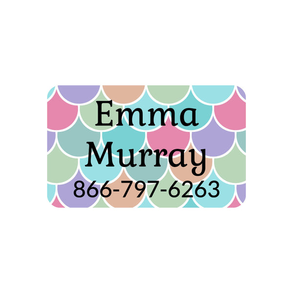 Clothing Labels For Kids: Mermaid Clothing Labels