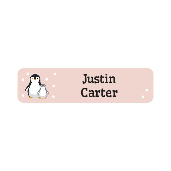 Name Labels for Kids, Personalized Penguin Waterproof Stickers, Daycare  Labels, Back to School 